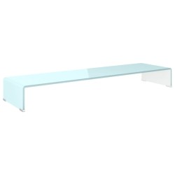 Supporto TV / Rialzo Monitor in Vetro Verde 110x30x13 cm