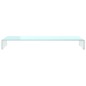 Supporto TV / Rialzo Monitor in Vetro Verde 110x30x13 cm Supporto TV / Rialzo Monitor in Vetro Verde 110x30x13 cm