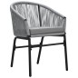 Set Mobili da Pranzo da Giardino 9 pz Antracite Set Mobili da Pranzo da Giardino 9 pz Antracite
