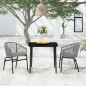 Set Mobili da Pranzo per Giardino 3 pz Antracite Set Mobili da Pranzo per Giardino 3 pz Antracite