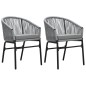 Set Mobili da Pranzo per Giardino 3 pz Antracite Set Mobili da Pranzo per Giardino 3 pz Antracite