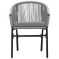 Set Mobili da Pranzo per Giardino 3 pz Antracite Set Mobili da Pranzo per Giardino 3 pz Antracite