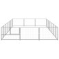 Gabbia per Cani Argento 21 m² in Acciaio Gabbia per Cani Argento 21 m² in Acciaio
