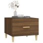 Tavolino da Salotto Rovere Marrone 50x50x40cm Legno Multistrato Tavolino da Salotto Rovere Marrone 50x50x40cm Legno Multistrato