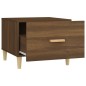 Tavolino da Salotto Rovere Marrone 50x50x40cm Legno Multistrato Tavolino da Salotto Rovere Marrone 50x50x40cm Legno Multistrato