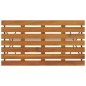 Tavolo Bistrò Pieghevole 100x54x71 cm Massello Acacia e Acciaio