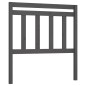 Testiera per Letto Grigia 106x4x100cm in Legno Massello di Pino Testiera per Letto Grigia 106x4x100cm in Legno Massello di Pino