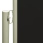 Tenda Laterale Retrattile per Patio 117x300 cm Nera Tenda Laterale Retrattile per Patio 117x300 cm Nera