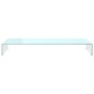 Supporto TV / Rialzo Monitor in Vetro Verde 100x30x13 cm