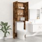 vidaXL Mobile per Lavatrice Rovere Fumo 64x25,5x190 cm vidaXL Mobile per Lavatrice Rovere Fumo 64x25,5x190 cm