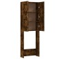vidaXL Mobile per Lavatrice Rovere Fumo 64x25,5x190 cm vidaXL Mobile per Lavatrice Rovere Fumo 64x25,5x190 cm