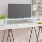 Supporto TV / Rialzo Monitor in Vetro Verde 80x30x13 cm Supporto TV / Rialzo Monitor in Vetro Verde 80x30x13 cm