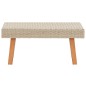 Tavolino da Giardino in Polyrattan Beige Tavolino da Giardino in Polyrattan Beige