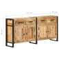 Credenza 172x35x80 cm in Legno Massello di Mango Credenza 172x35x80 cm in Legno Massello di Mango