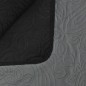 Copriletto Double-Face Trapuntato 170x210 cm Grigio e Nero Copriletto Double-Face Trapuntato 170x210 cm Grigio e Nero