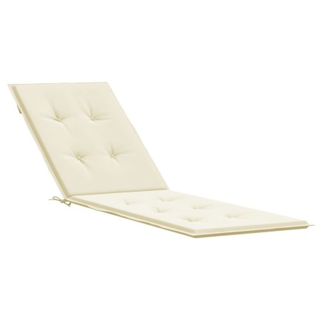 Cuscino per Sdraio Crema (75+105)x50x3 cm