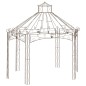 Padiglione da Giardino Marrone Anticato 400x258x378 cm in Ferro Padiglione da Giardino Marrone Anticato 400x258x378 cm in Ferro