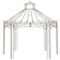 Padiglione da Giardino Marrone Anticato 400x258x378 cm in Ferro Padiglione da Giardino Marrone Anticato 400x258x378 cm in Ferro