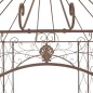 Padiglione da Giardino Marrone Anticato 400x258x378 cm in Ferro Padiglione da Giardino Marrone Anticato 400x258x378 cm in Ferro