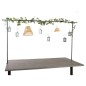 Esschert Design Asta da Tavolo Decorativa con Morsetto Nera Esschert Design Asta da Tavolo Decorativa con Morsetto Nera