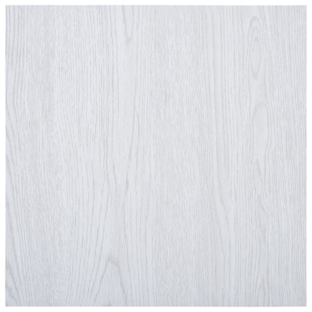 Listoni per Pavimenti Autoadesivi in PVC 5,11 m² Bianchi