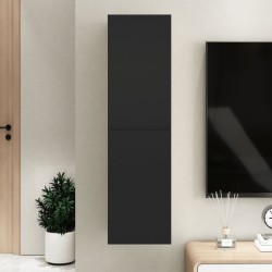 Mobile TV Nero 30,5x30x110 cm in Truciolato