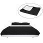 Copriletto Double-Face Trapuntato 230x260 cm Nero e Bianco Copriletto Double-Face Trapuntato 230x260 cm Nero e Bianco