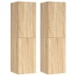 Mobili TV Rovere Sonoma 2 pz 30,5x30x110 cm in Truciolato