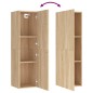 Mobili TV Rovere Sonoma 2 pz 30,5x30x110 cm in Truciolato