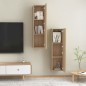 Mobili TV Rovere Sonoma 2 pz 30,5x30x110 cm in Truciolato