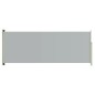 Tenda Laterale Retrattile per Patio 117x300 cm Grigia Tenda Laterale Retrattile per Patio 117x300 cm Grigia