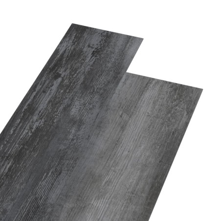 Listoni Pavimento PVC 5,02 m² 2 mm Autoadesivi Grigio Lucido