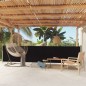 Tenda Laterale Retrattile per Patio 117x500 cm Nera Tenda Laterale Retrattile per Patio 117x500 cm Nera