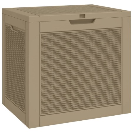Contenitore Giardino Marrone Chiaro 55,5x43x53 cm Polipropilene