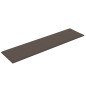 Pannelli Murali 12 pz Tortora 60x15 cm Tessuto 1,08 m² Pannelli Murali 12 pz Tortora 60x15 cm Tessuto 1,08 m²