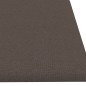 Pannelli Murali 12 pz Tortora 60x15 cm Tessuto 1,08 m² Pannelli Murali 12 pz Tortora 60x15 cm Tessuto 1,08 m²