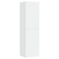 Mobili TV Bianchi 2 pz 30,5x30x110 cm in Truciolato Mobili TV Bianchi 2 pz 30,5x30x110 cm in Truciolato
