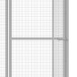 Gabbia per Gatti 3x1,5x2,5 m in Acciaio Zincato Gabbia per Gatti 3x1,5x2,5 m in Acciaio Zincato