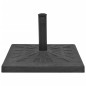 Base per Parasole Quadrata in Resina Nera 19 kg Base per Parasole Quadrata in Resina Nera 19 kg