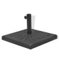 Base per Parasole Quadrata in Resina Nera 19 kg Base per Parasole Quadrata in Resina Nera 19 kg