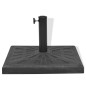 Base per Parasole Quadrata in Resina Nera 19 kg Base per Parasole Quadrata in Resina Nera 19 kg