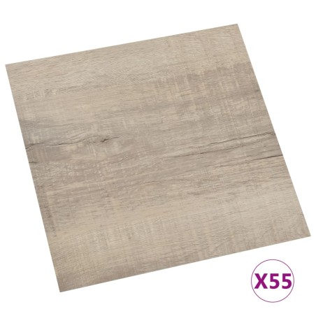 Listoni per Pavimenti Autoadesivi 55 pz in PVC 5,11 m² Talpa