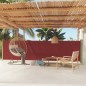 Tenda Laterale Retrattile per Patio 140x600 cm Rossa Tenda Laterale Retrattile per Patio 140x600 cm Rossa