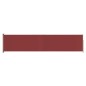 Tenda Laterale Retrattile per Patio 140x600 cm Rossa Tenda Laterale Retrattile per Patio 140x600 cm Rossa