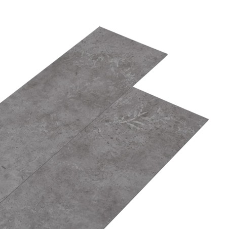 Listoni Pavimento PVC 5,02 m² 2 mm Autoadesivi Grigio Cemento