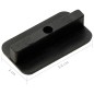 Clip per Decking con Viti 200 pz in Plastica e Acciaio Inox