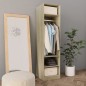 Armadio Rovere Sonoma 50x50x200 cm in Truciolato Armadio Rovere Sonoma 50x50x200 cm in Truciolato