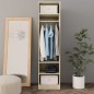 Armadio Rovere Sonoma 50x50x200 cm in Truciolato Armadio Rovere Sonoma 50x50x200 cm in Truciolato
