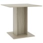 Tavolo da Pranzo Rovere Sonoma 80x80x75 cm in Truciolato Tavolo da Pranzo Rovere Sonoma 80x80x75 cm in Truciolato