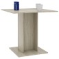 Tavolo da Pranzo Rovere Sonoma 80x80x75 cm in Truciolato Tavolo da Pranzo Rovere Sonoma 80x80x75 cm in Truciolato